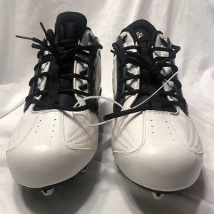 Reebok PRO BURNER SPEED FOOTBALL CLEATS WHT/BLK